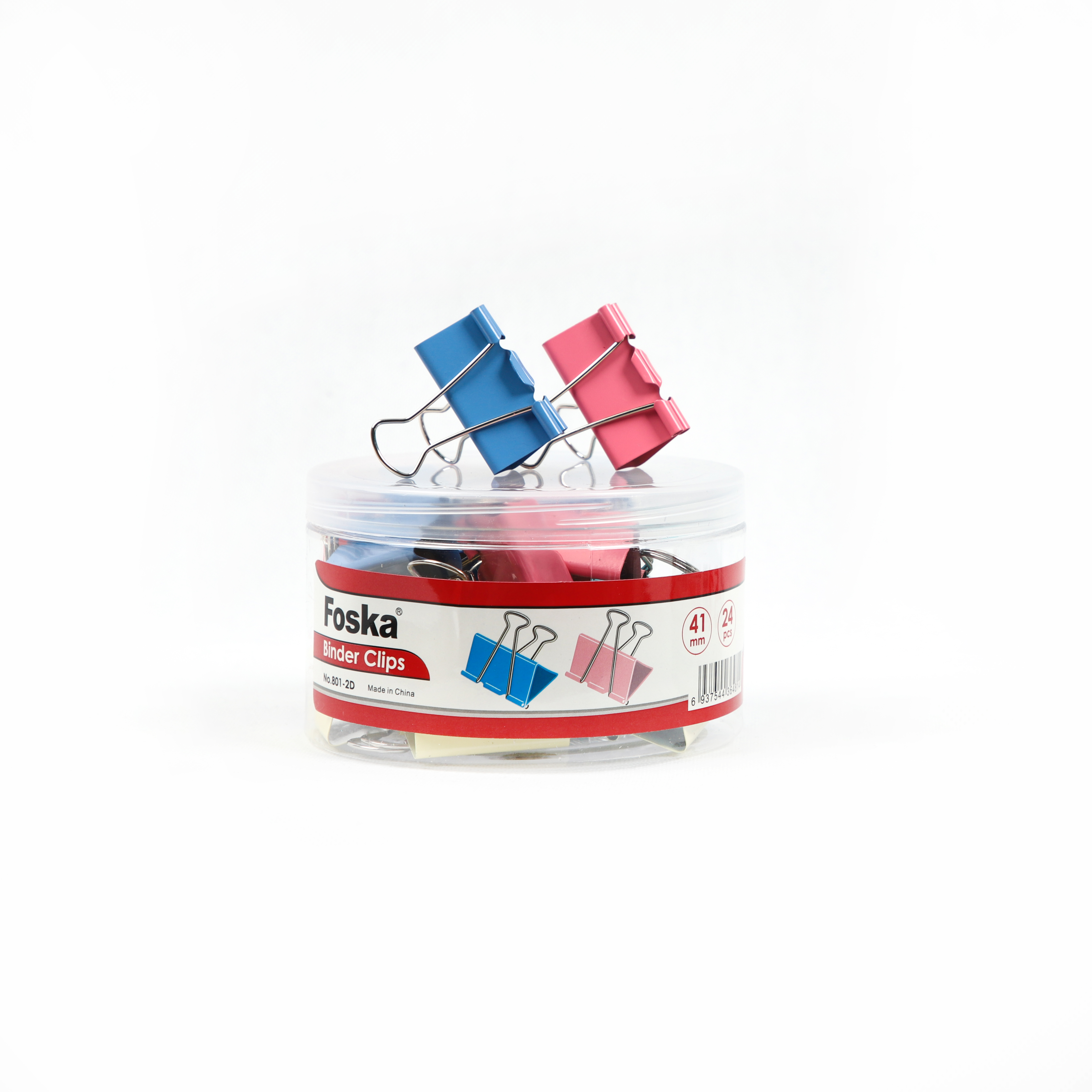 colored binding clips 41mm
