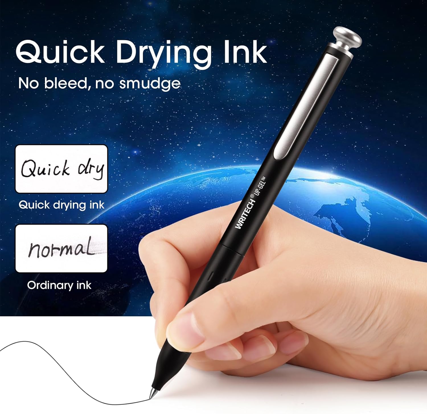 W-0156 metal barrel gel pen 0.7mm