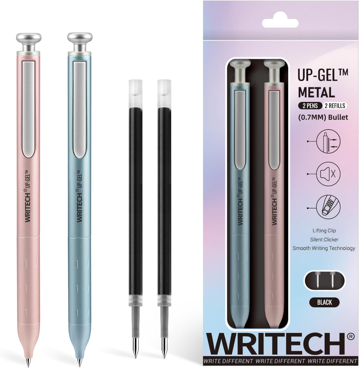 W-0156 metal barrel gel pen 0.7mm image 4
