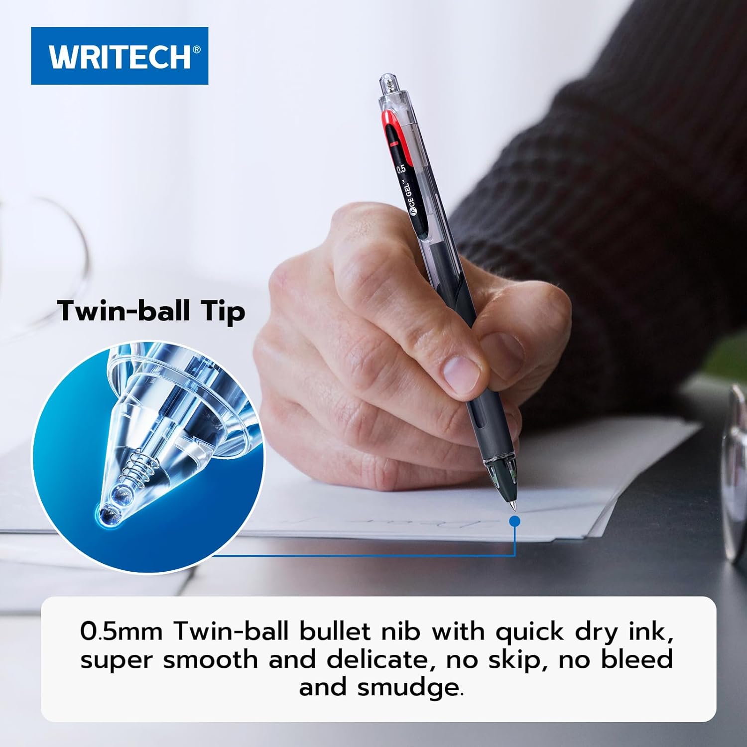 W-5A Innovative blue ink gel pen image 5