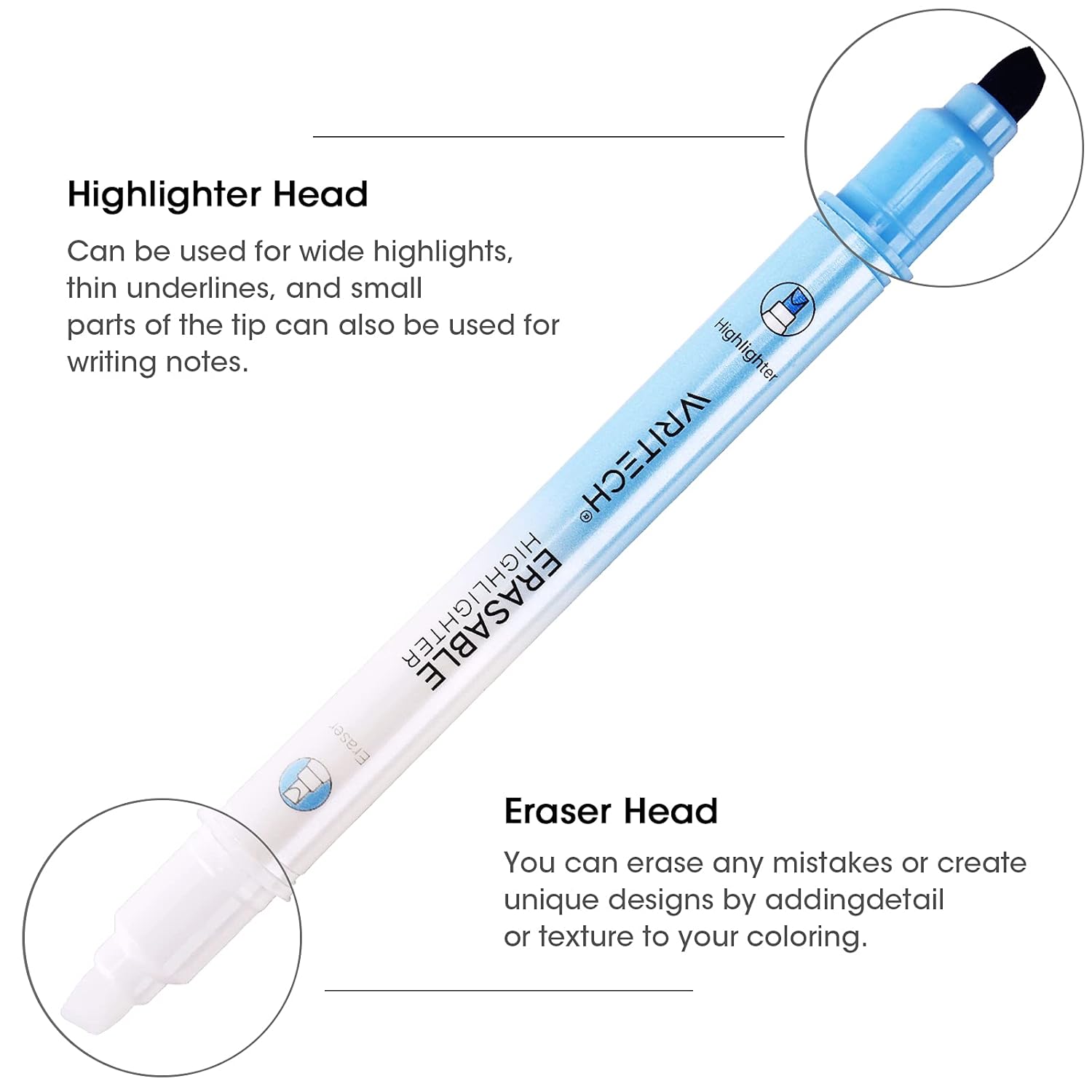 W-822 Erasable highlighter image 2