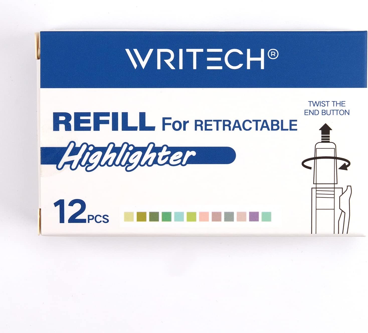 W-805s retractable highlighter refill image 3